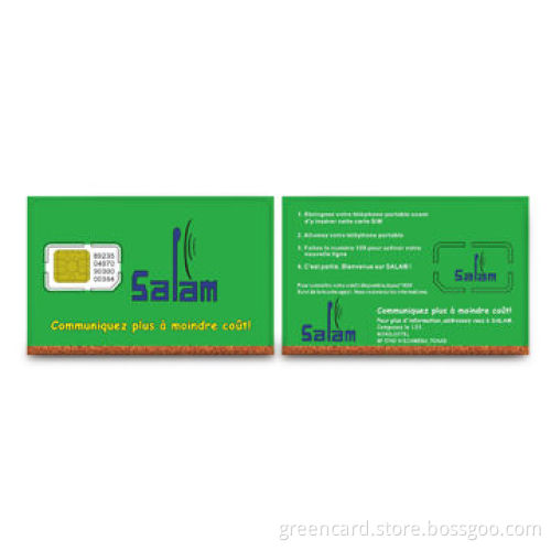 Phone Card with High Performance IC and 8 Bits CPU